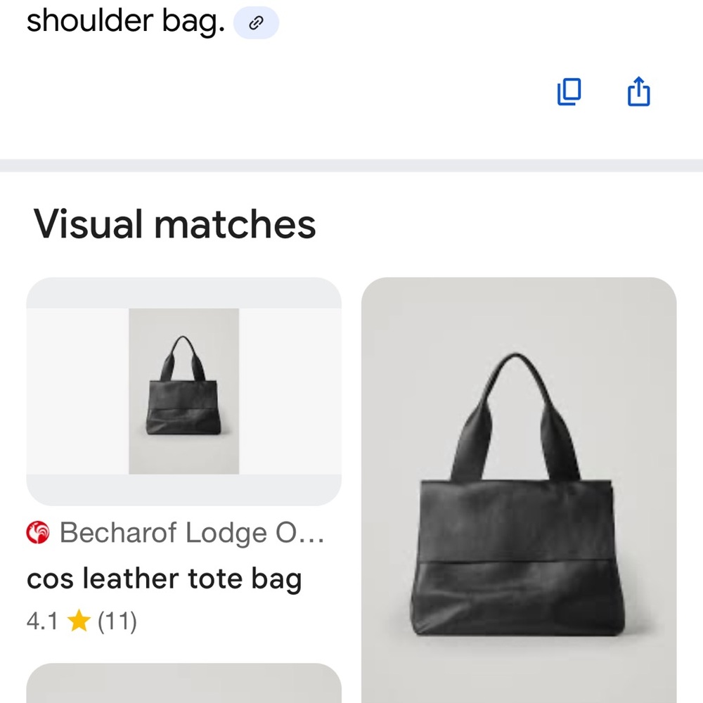 COS Black Leather Interior Bag - Picture 12 of 12